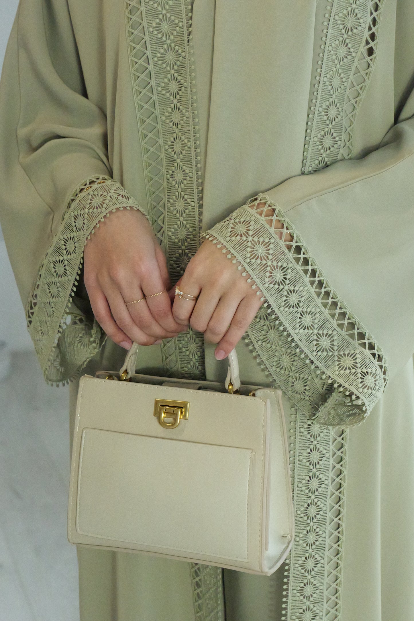 PRE ORDER - Safra Abaya in Sage