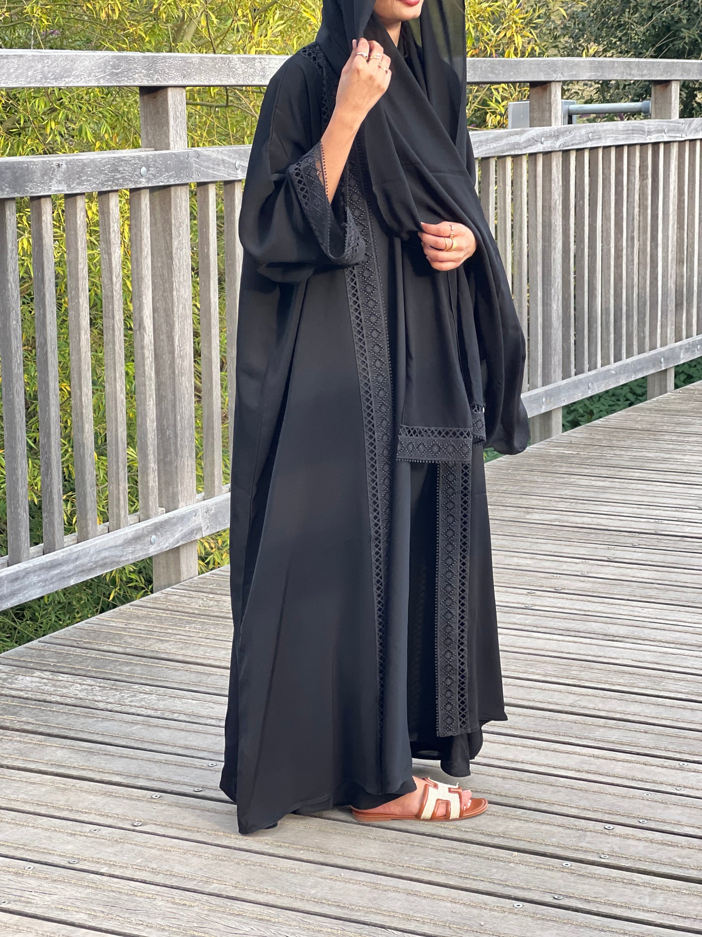PRE ORDER - Safra Abaya in BLACK